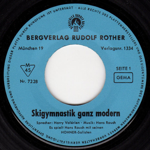 Georg Glas Mit Seinem Ensemble Sprecher Harry Valérien : Trimm Dich Mit Musik - Ski-Gymnastik (7")