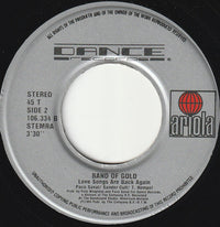 Band Of Gold : Love Songs Are Back Again (7", Single)