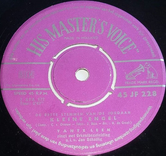 Tante Leen : Kleine Engel  (7", Single)