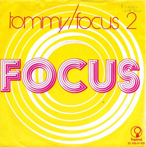 Focus (2) : Tommy / Focus 2 (7", Single)