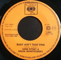 Gene Pitney And Melba Montgomery : Baby Ain't That Fine (7")