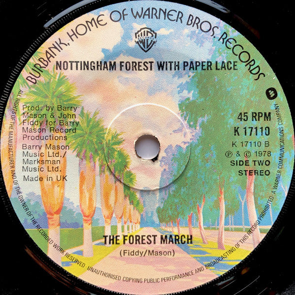 Nottingham Forest : We Got The Whole World In Our Hands (7", Single)
