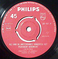 Draaiorgel De Arabier Eigenaar Gijs Perlee : Ik Hou Van Holland / Als Van De Amsterdamse Grachten Het Pierment Verdwijnt (7", Mono)
