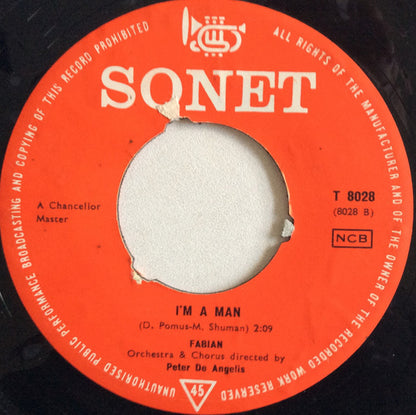 Fabian (6) : Turn Me Loose / I'm A Man (7")